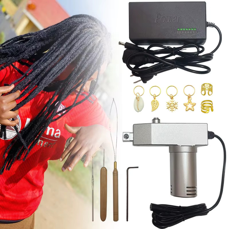 Elektrische Dreadlock-Maschine, Silver - Bild 4