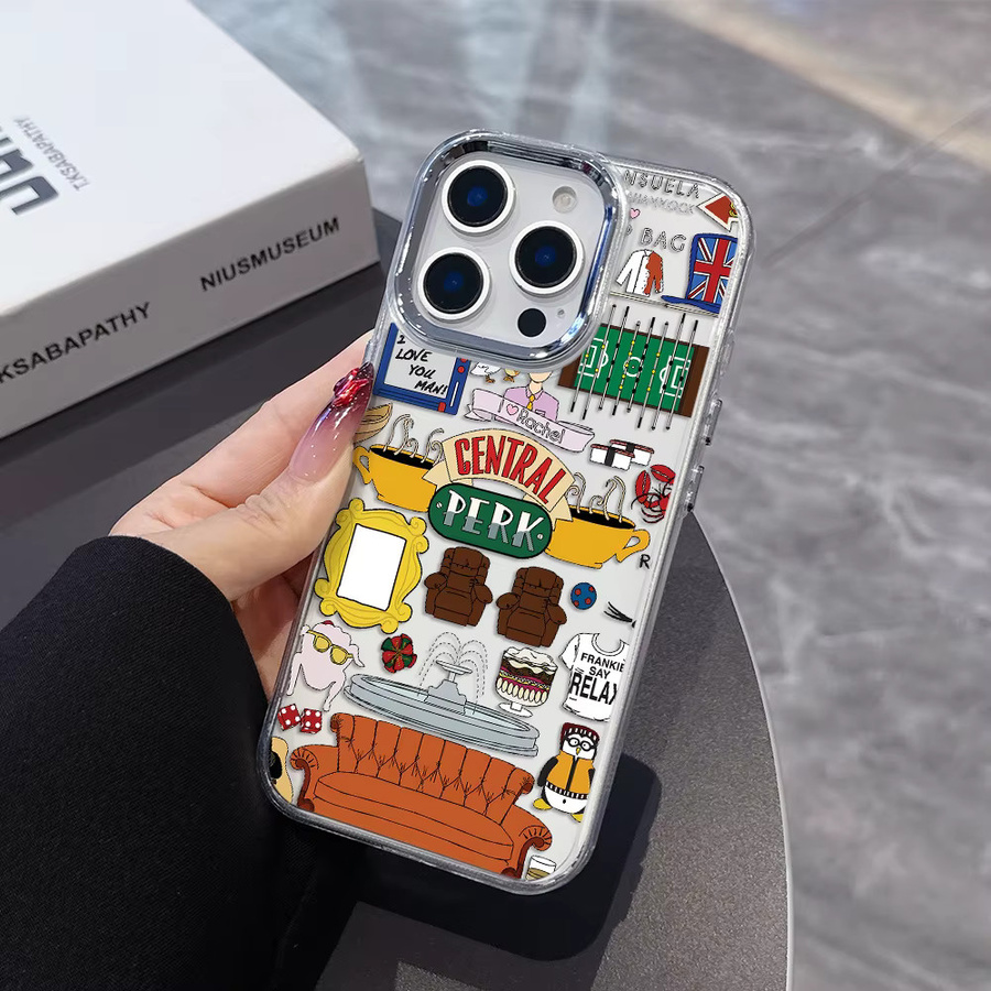 Potdemiel Friends TV Show Handyhülle Transparent Softcover für iPhone 17 16 15 14 13 12 11 Pro Max Mini Plus XR XS Max X 8 7 - Bild 3