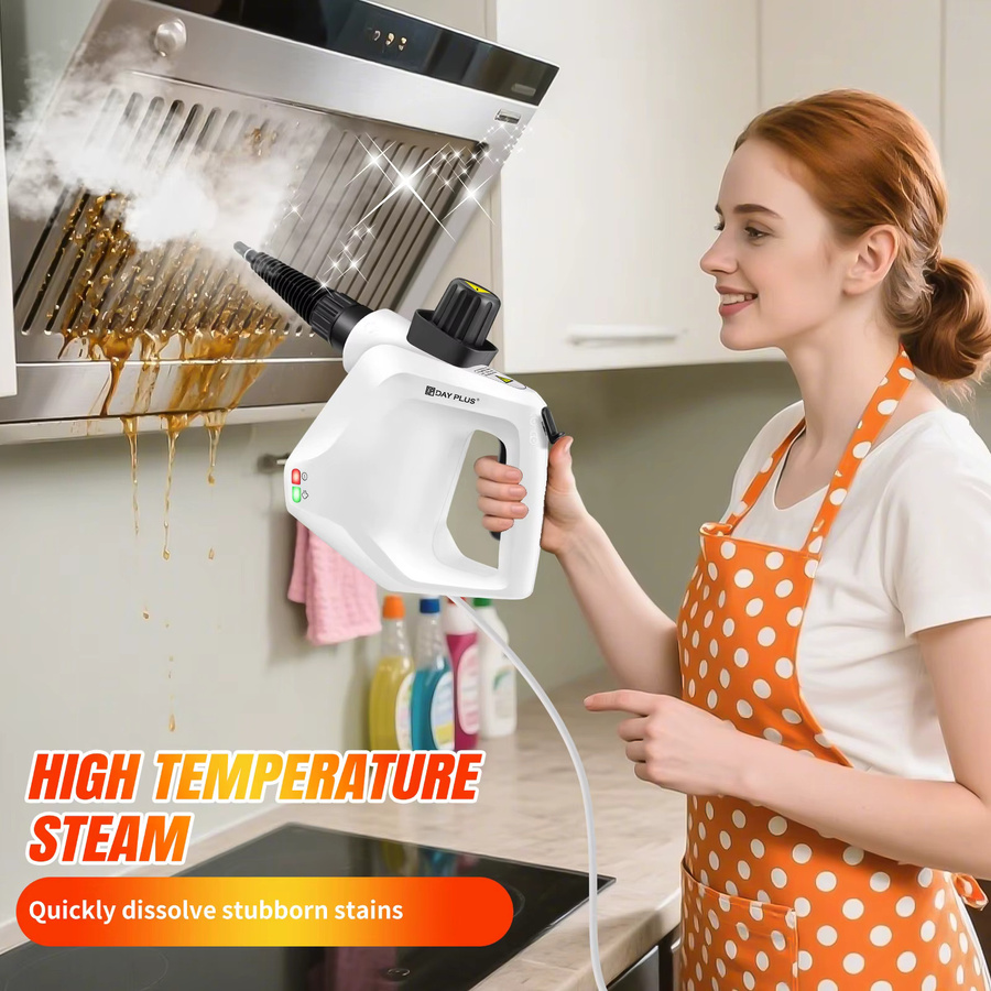 BRIEFNESS Handdampfreiniger 1000 W in Weiß mit 400 ml Behälter zur Reinigung von Couch, Bodenfliesen, Fenstern und Auto - Bild 5