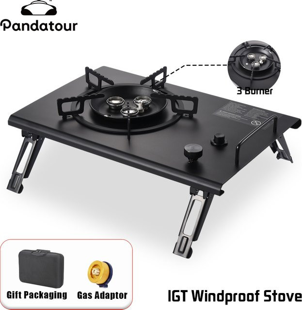 Pandatour IGT Einheits-Gasherd zum Zusammenklappen für Camping und Picknick - Bild 1
