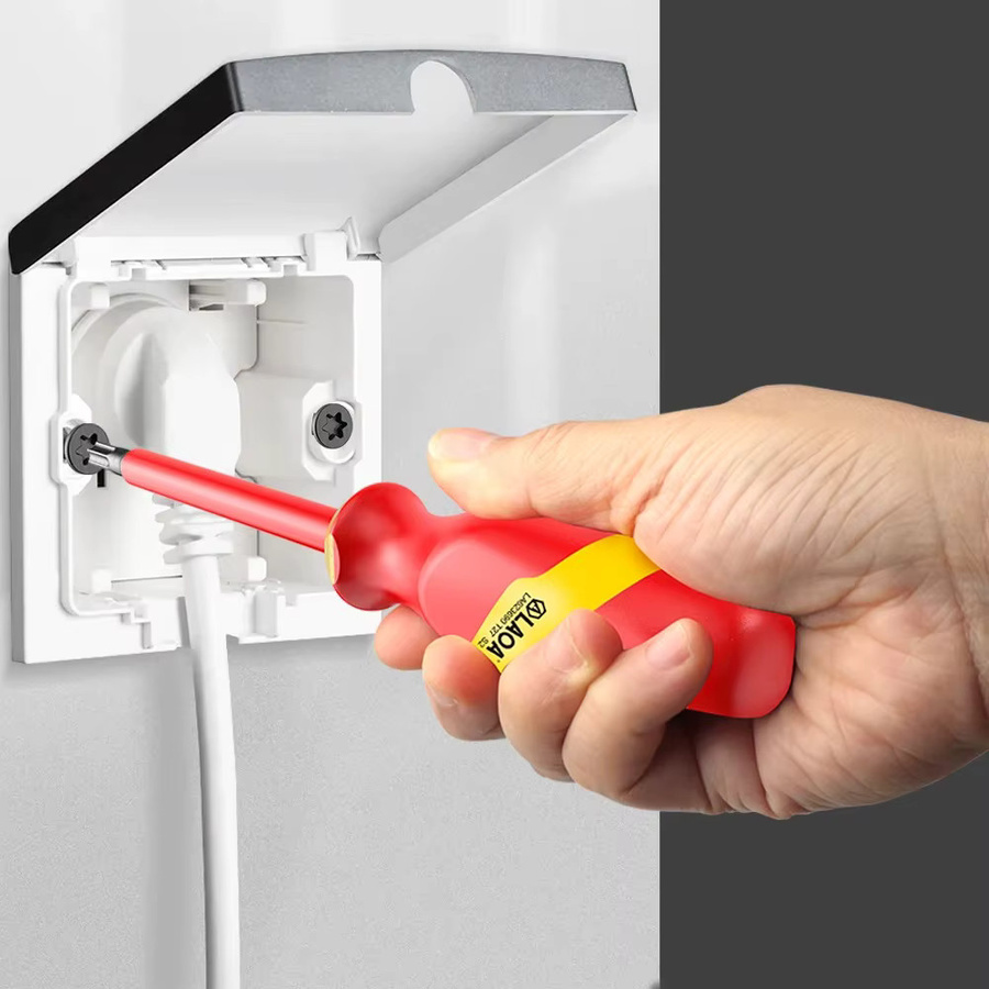 LAOA VDE Isolierter Pflaumenblüten-Schraubendreher 1000 V in Rot für Elektriker - Bild 3