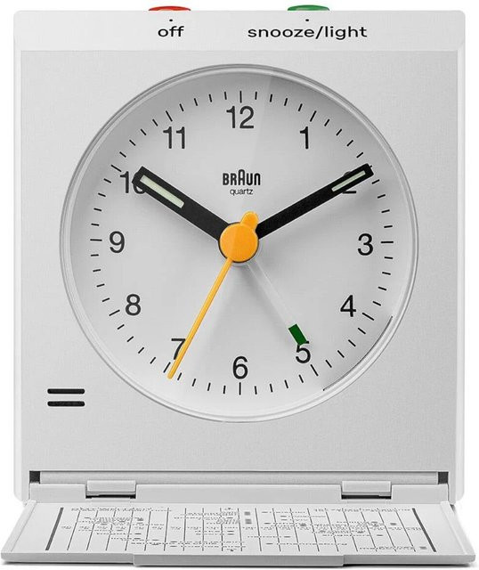 Braun BC05W Reisewecker in Weiß - Bild 1