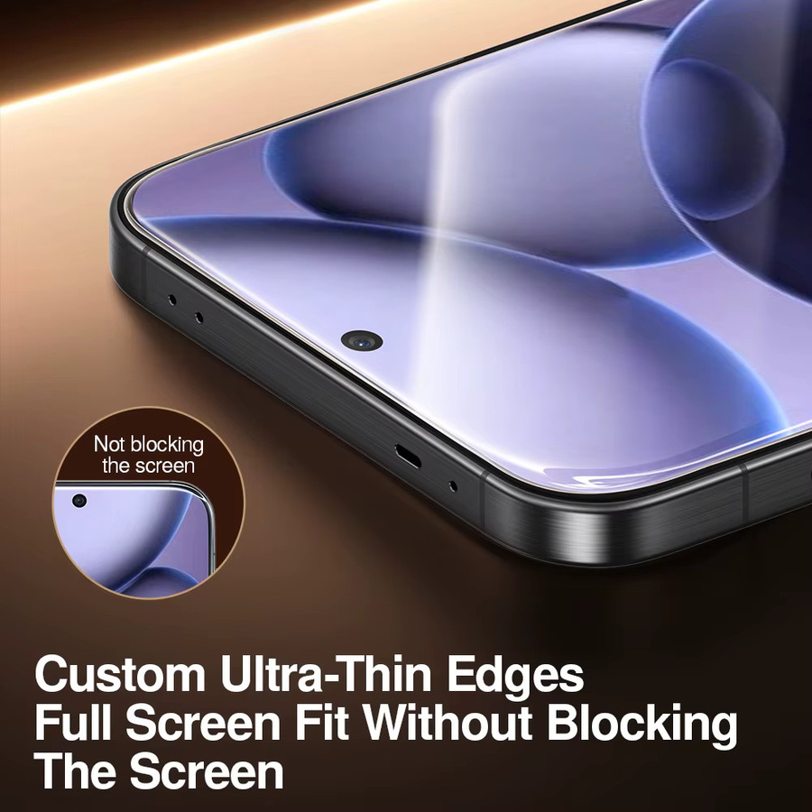 SmartDevil Displayschutzfolie aus gehärtetem Glas für OPPO Find X9 Pro, OPPO Find X8s und OPPO Find X8, transparent, staubfreie Kabinenfolie mit Anti-Fingerabdruck-Beschichtung - Bild 1