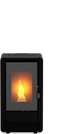 BLAZE Pelletofen Tua in Schwarz mit 6 kW Leistung und WiFi-Funktion, B/T/H: 83 x 43 x 52 cm - Bild 1