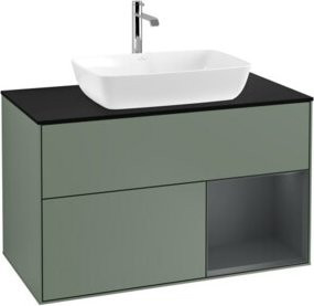 V&B Waschtischunterschrank Finion 100 in Lackausführung, B/T/H: 100 x 50,1 x 50,1 cm - Bild 1