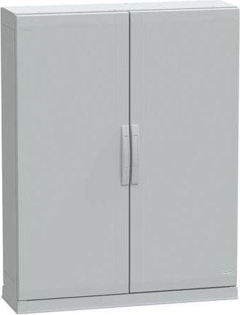 Schneider Electric Schaltschrank-Leergehäuse aus Kunststoff in Grau, B: 100 cm, H: 100 cm, T: 32 cm - Bild 1