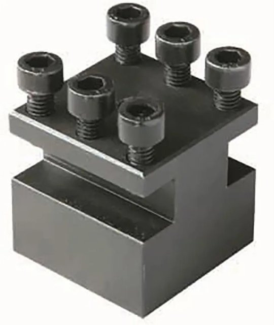 Rotwerk Stahlhalter für Drehmaschine C0 zweiseitig in Schwarz - Bild 1