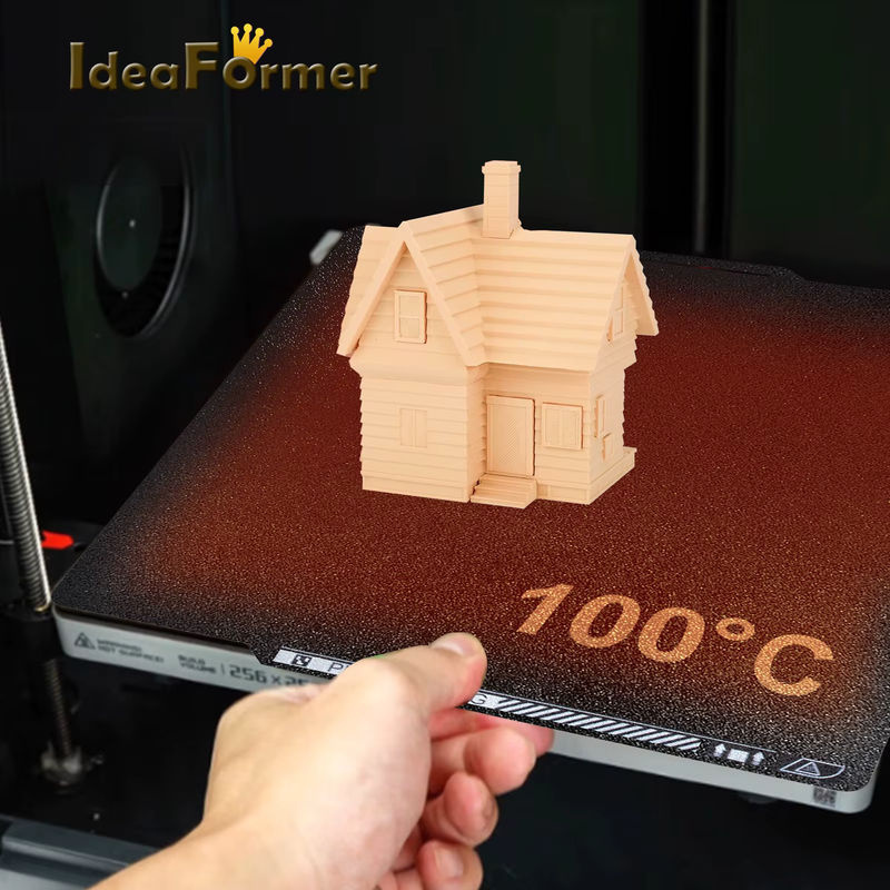 Bambu Lab Doppelseitige Federstahlplatte mit texturiertem PEI für P1S X1C A1, Schwarz, B: 25,7 cm x T: 25,7 cm - Bild 3