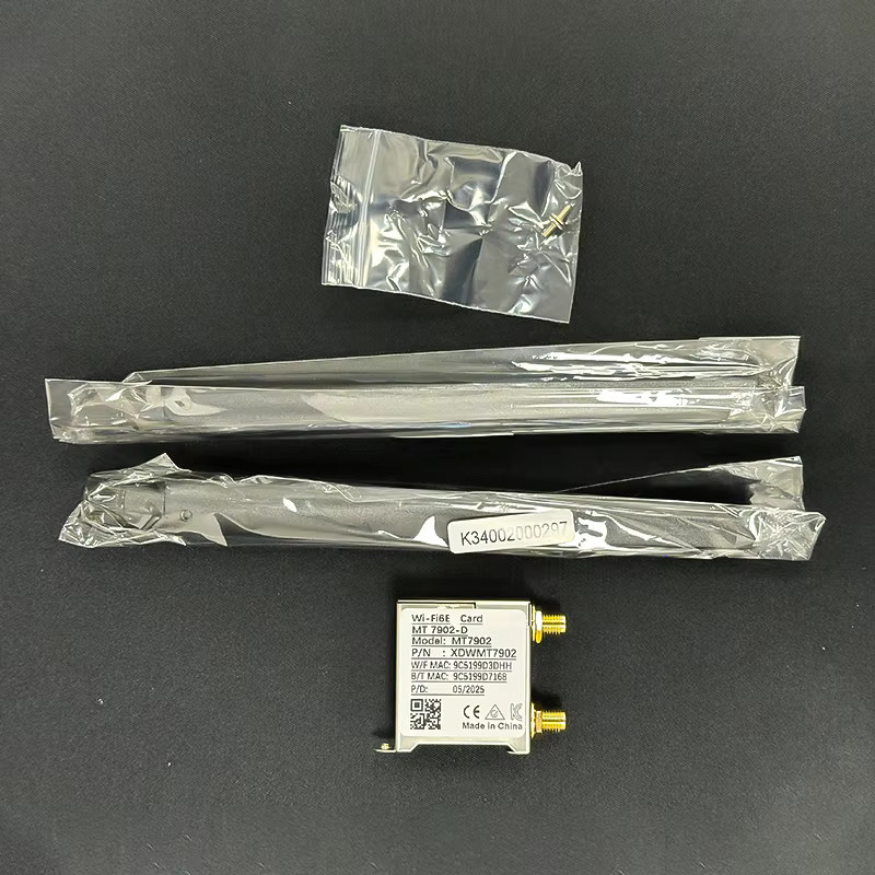WLAN-Modul MT7902 Wi-Fi 6E Netzwerkkarte M.2 mit Bluetooth 5.2 in Weiß für Motherboard B760 B350 B450 B550 B650 - Bild 3