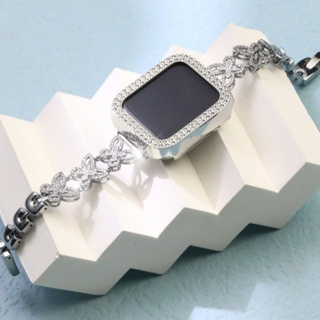 Uhrenarmband Schmetterling, Kupfer, Silber, Unisex - Bild 1