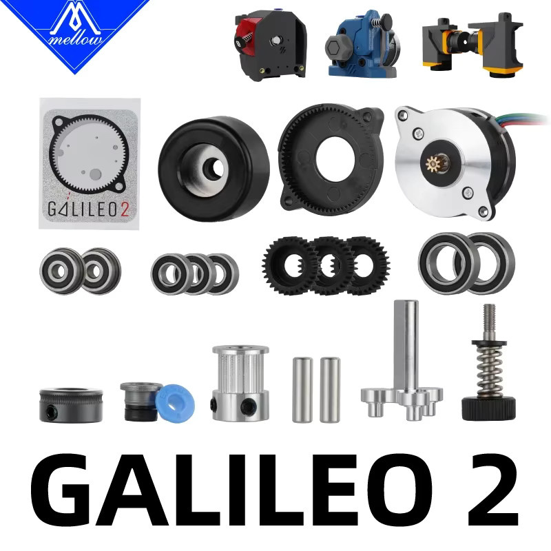 Mellow REVC LDO Galileo 2 Extruder mit 9:1 Zahnverhältnis als Direktantriebsextruder für VORON Stealthburner und Afterburner in Schwarz - Bild 2