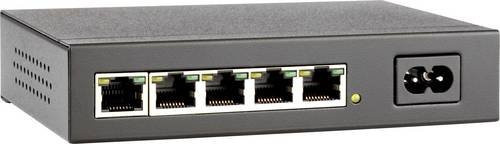 Renkforce Netzwerk Switch mit 5 RJ45 Ports und 1 Gbit/s Ethernet/LAN in Schwarz - Bild 1
