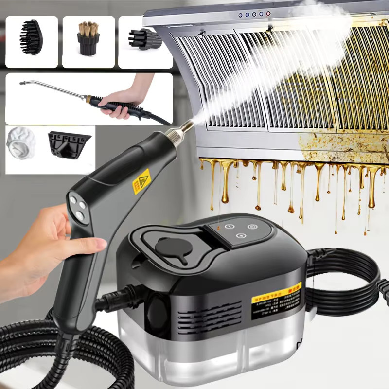 BALASHOV Handheld Dampfreiniger 2500 W in Rot für Auto, Küche und Klimaanlage - Bild 2