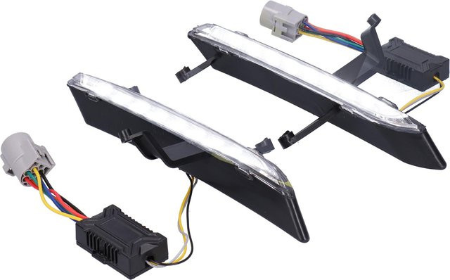 Koogeelife LED-Tagfahrlicht Dynamische Fließende Nebel-Fahrlicht-Signalleuchte für Mazda CX 30 2020 2021 Schwarz - Bild 1