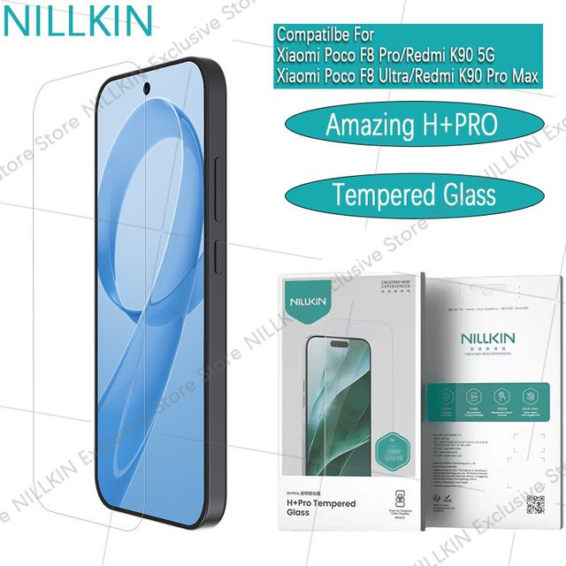 Nillkin Schutzfilm aus gehärtetem Glas für Xiaomi Redmi K90 Pro Max, Poco F8 Pro und F8 Ultra, transparent, hochauflösend und explosionsgeschützt - Bild 1