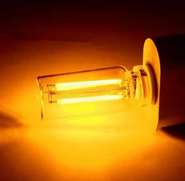 GuangZhouZhenqin USB Nachtlicht mit LED Filament Glas in Retro-Edison-Optik, dimmbar, RGB und warmweiß, transparent - Bild 1