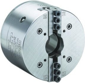 RÖHM Kraftspannfutter KFD-200/2HS 1/16 ZA170 in Silber - Bild 1