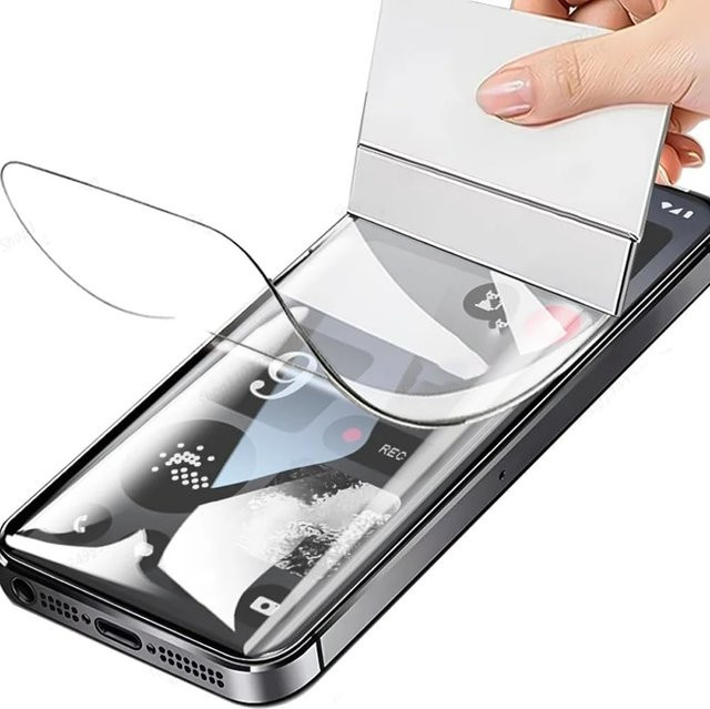 2 Stück High Definition Hydrogel Schutzfolien für Nothing Phone 3, Phone 3A, Phone 3A Pro, Phone 2A und Phone 2, transparent - Bild 1