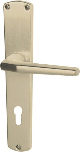 ALPERTEC Langschild-Garnitur Phil aus Aluminium in Silber matt - Bild 1