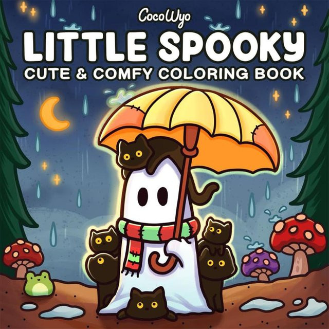 Yiran toy 1 Cozy Friends Halloween Malbuch, Fantasy, Mehrfarbig - Bild 1