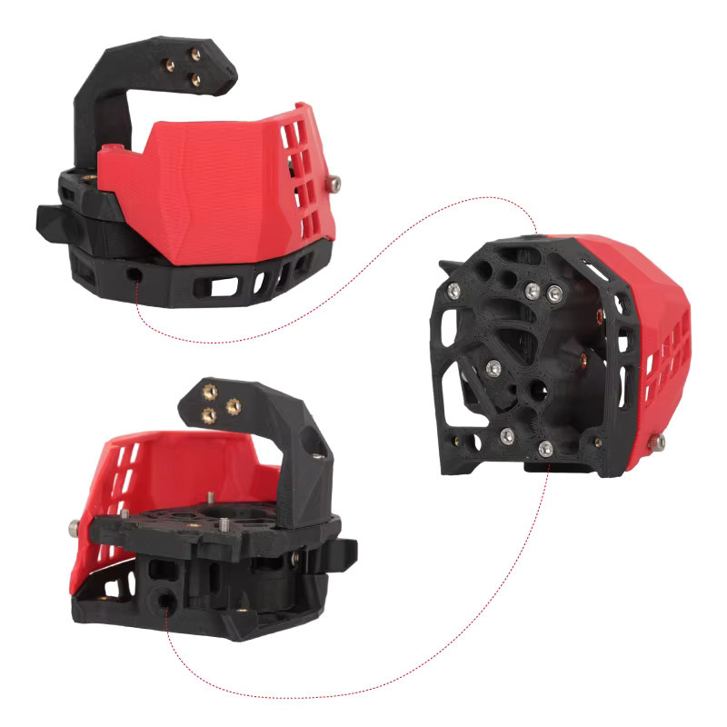 Mellow Voron 2.4 Dreizack CW2 Extruderhalterung aus kohlefaserverstärktem ABS - Bild 3