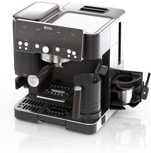 Ninja Luxe Café Premier Siebträger-Espressomaschine in Schwarz mit integrierter Waage und Cold Brew Funktion ES601EUBK - Bild 2