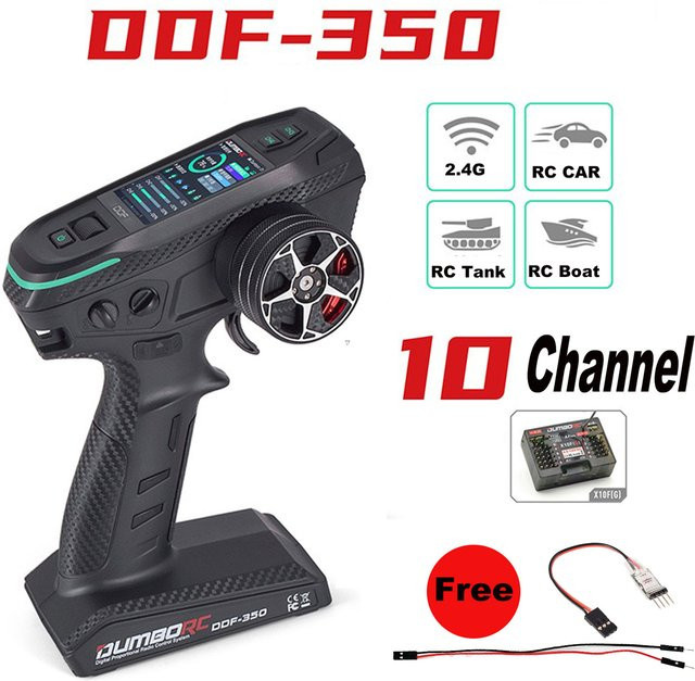 Dumbo RC Fernbedienung mit Gyro, Upgrade für 1/16 1/10 MJX RC Auto - Bild 1