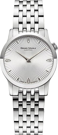 Bruno Söhnle Armbanduhr, Edelstahl, Quarz, Silber, Damen - Bild 1