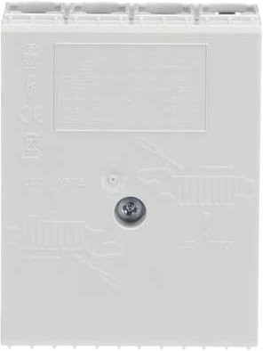 ABB ZLS924-3L-R Smissline Standardeinspeiseblock mit Innensechskant und Einspeiseklemme, Weiß - Bild 1