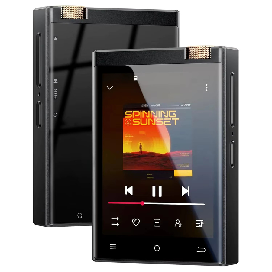 Oilsky Hi-Fi MP3-Player mit Bluetooth und WLAN in Schwarz für verlustfreies DSD High-Resolution Audio mit 16GB oder 64GB Speicher und bis zu 1TB Erweiterbarkeit - Bild 4