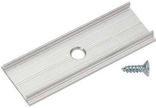 Brumberg Aluminium Verbinder Silber B: 2,6 cm, L: 5 cm - Bild 1