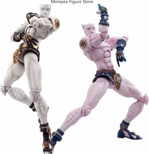 Bandai JoJo's Bizarre Adventure Killer Queen, Action Figur, Rosa / Weiß, 16 cm - Bild 1
