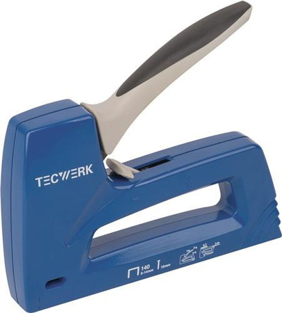 Tecwerk Handtacker aus Aluminium in Blau