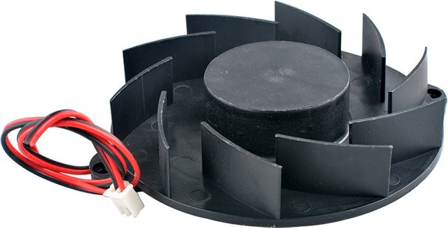 ANCHAOPU Rundlüfter DC12 V 0,23 A in Schwarz mit 92 mm Durchmesser für Induktionsherde - Bild 1