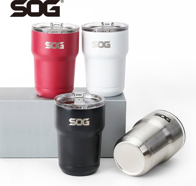 SOG Thermo-Kaffeebecher aus Edelstahl mit Doppelwand-Vakuumisolierung, Silber, 350 ml - Bild 1