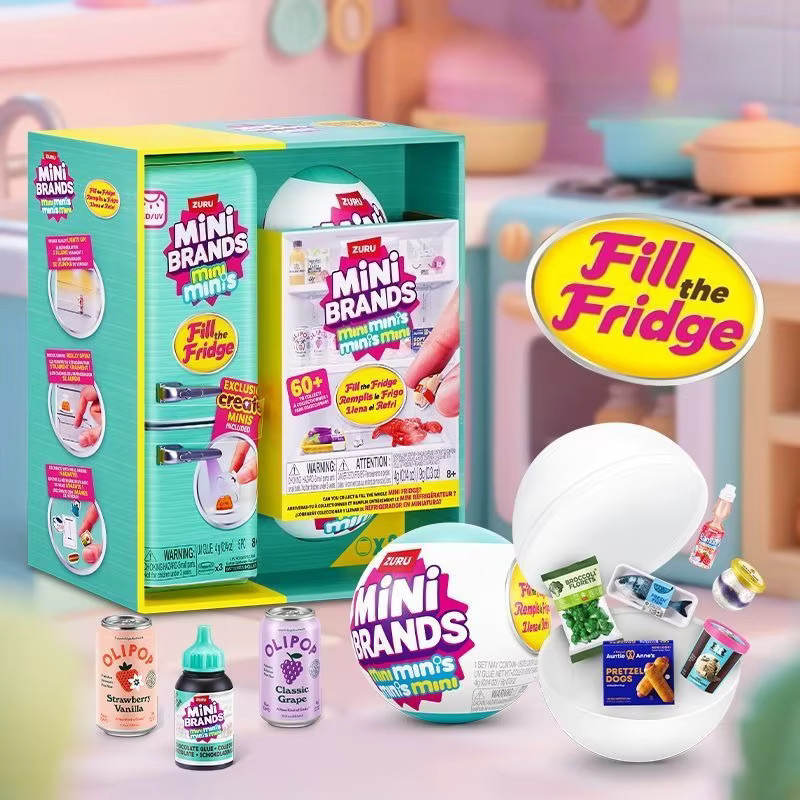 ZURU Mini-Kühlschrank-Set, Rollenspiel, Set / Bundle - Bild 3