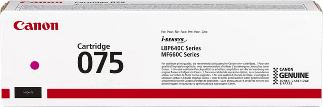 Original Canon 075 Toner Cartridge Magenta - Bild 1