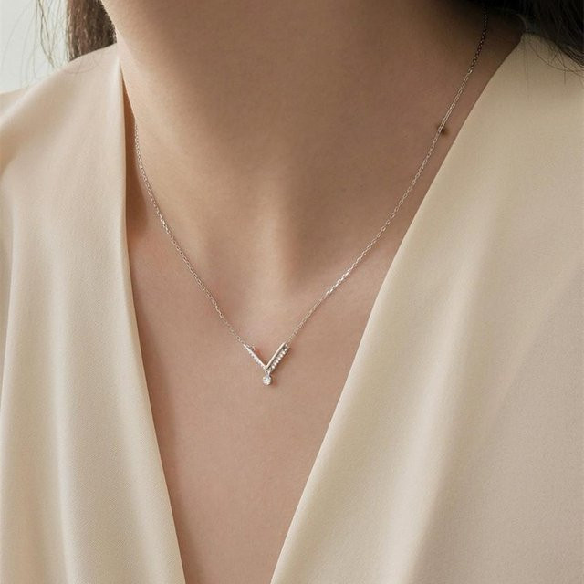 Lucky Star Jewelry Halskette, 925 Silber, Zirkonia, Damen - Bild 1