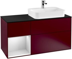 V&B Waschtischunterschrank Finion in Weiß lackiert, Breite: 120 cm, Tiefe: 50,1 cm, Höhe: 50,1 cm - Bild 1