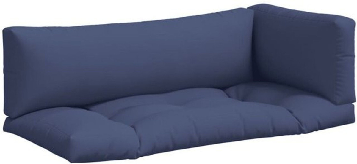 vidaxl Palettenkissen Set aus 3 Stück in Marineblau aus Polyester Oxford-Gewebe - Bild 1