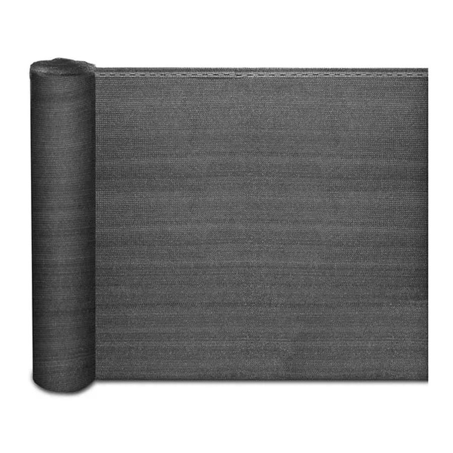 Karat Zaunblende Marius Schattiergewebe Anthrazit mit Befestigungszubehör, Breite: 1 m, Länge: 6 m - Bild 2