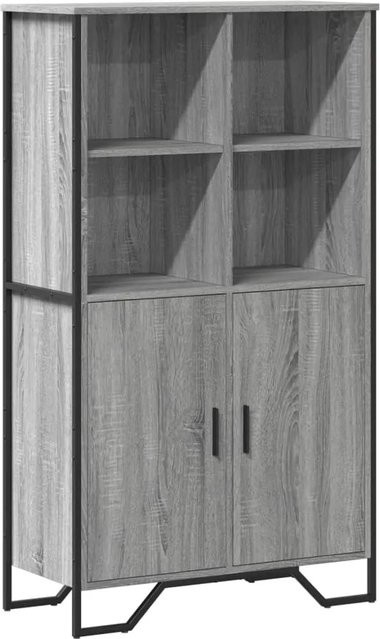 vidaXL Highboard Grau Sonoma B/T/H: 79,5 x 35,5 x 137,5 cm - Bild 1
