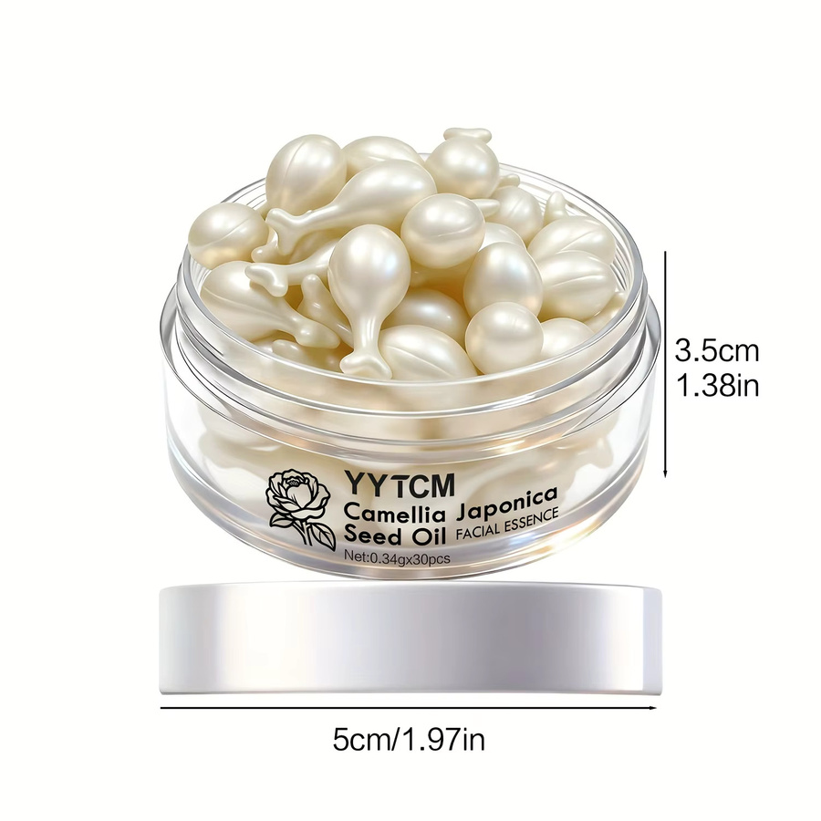 Kameliensamenöl-Essenz-Kapseln, Serum mit Retinol und Niacinamid, 30 Stück - Bild 3
