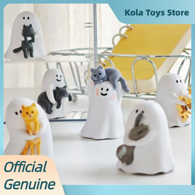 52TOYS Ghost Behold My Cat, Figuren Blind Box, Mini-Geisterkatzen-Modellpuppen - Bild 1
