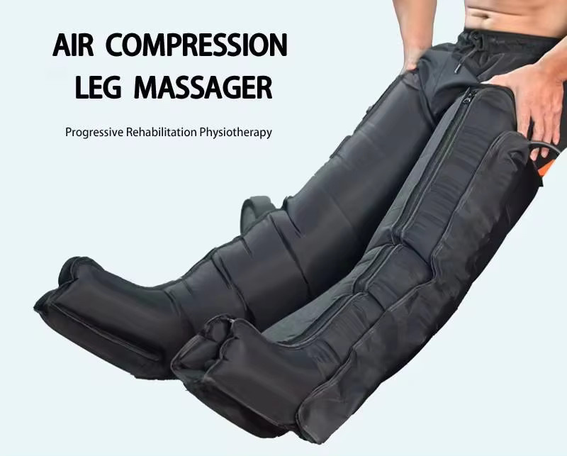 Professionelle Presotherapie-Therapiemaschine für Lymphdrainage, Schwarz - Bild 4