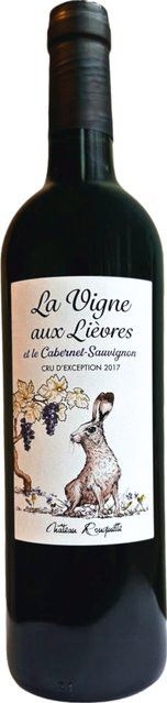 La Vigne aux Lièvres Rotwein Cabernet Sauvignon 2017 Bordeaux, trocken, 0,75 l - Bild 1
