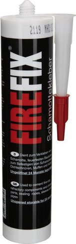 FIREFIX Schamottestein- und Vermiculit-Kleber, hitzebeständig, 310 ml - Bild 1