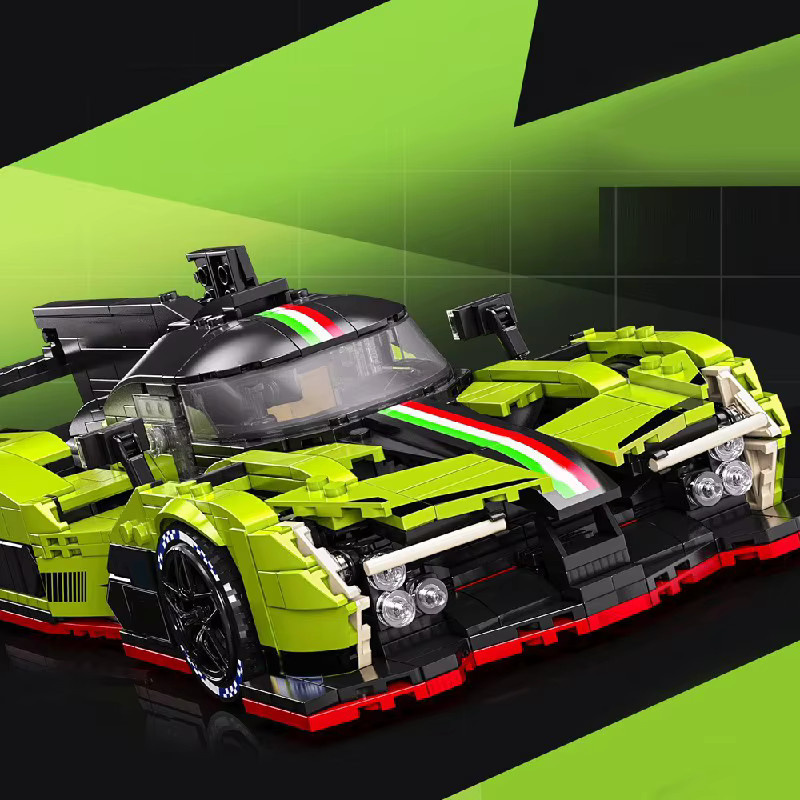 barweer Le Mans LBG SC63 Rennwagen, Baukasten, 1186 Teile - Bild 7