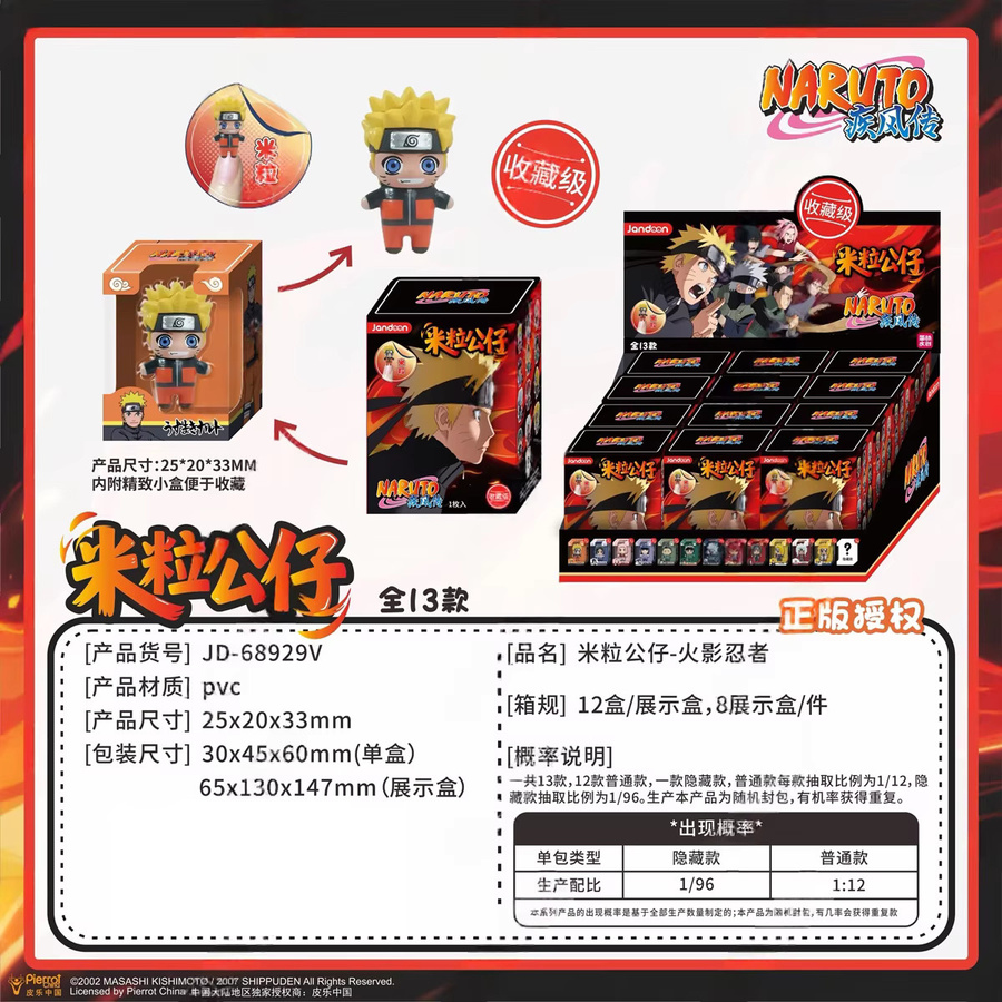 JANDOOM Naruto Uzumaki Naruto Figur, Reiskorn-Puppe, Einzelfigur - Bild 5