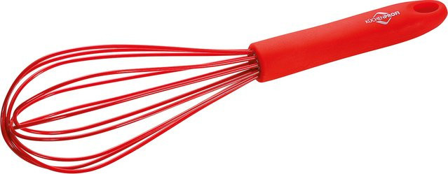 Schneebesen KÜCHENPROFI TREND in Rot aus hitzebeständigem Silikon, rund - Bild 1